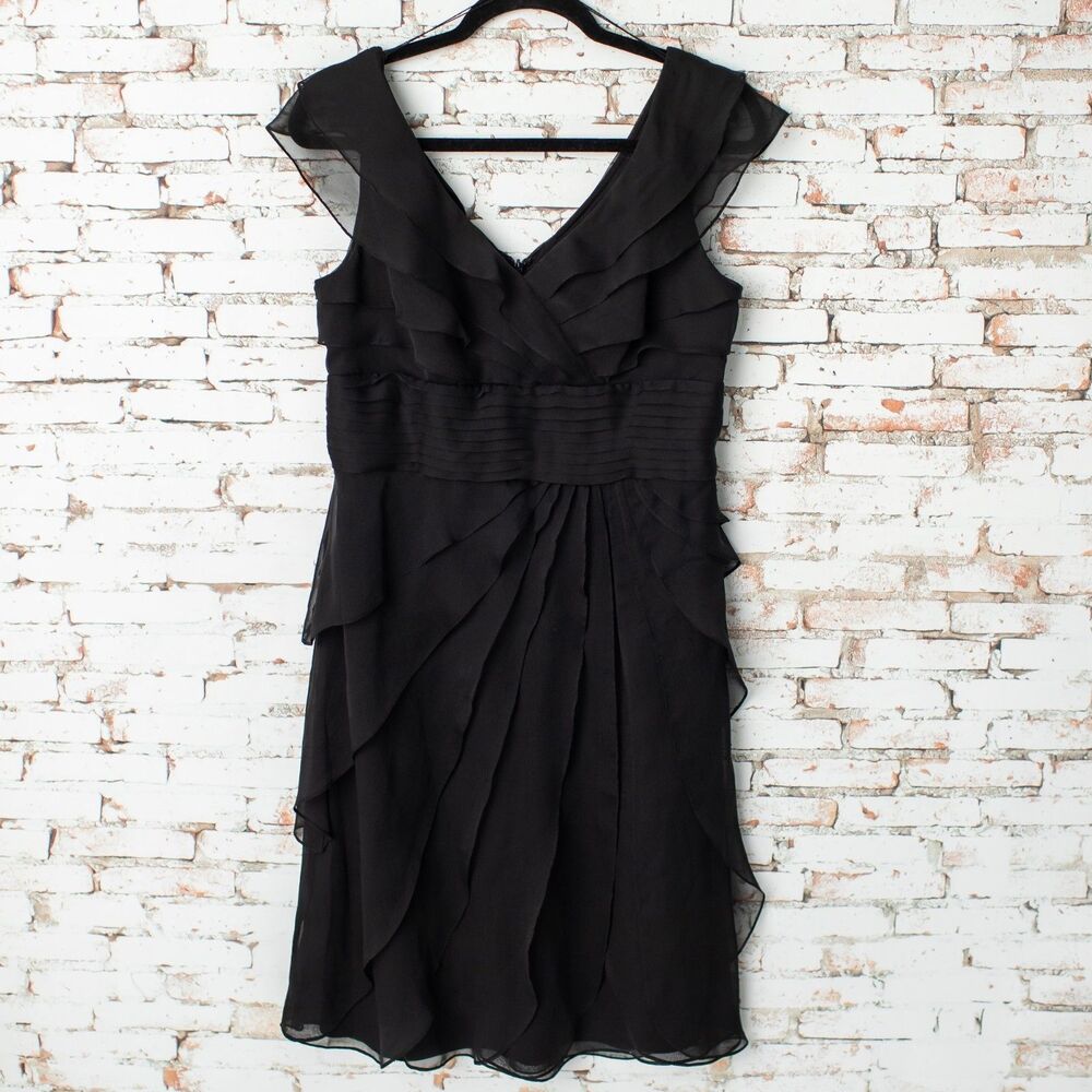 Andre Oliver Womens Size 10 Linen Blend Dress Floral Sleeveless Midi Brown White